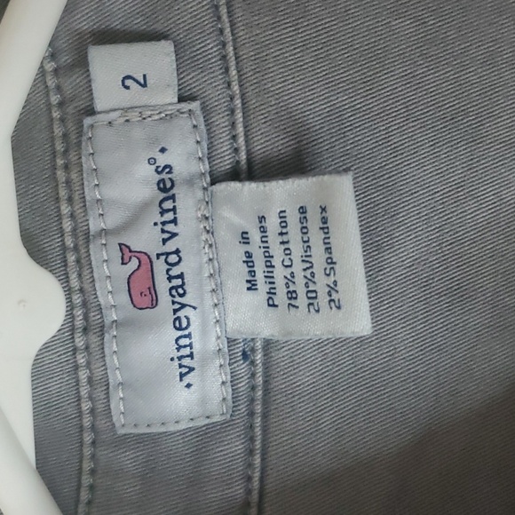 Vineyard Vines Utility Cotton Viscose Spandex Mini Dress Size 2 Chest Pockets - Picture 5 of 12